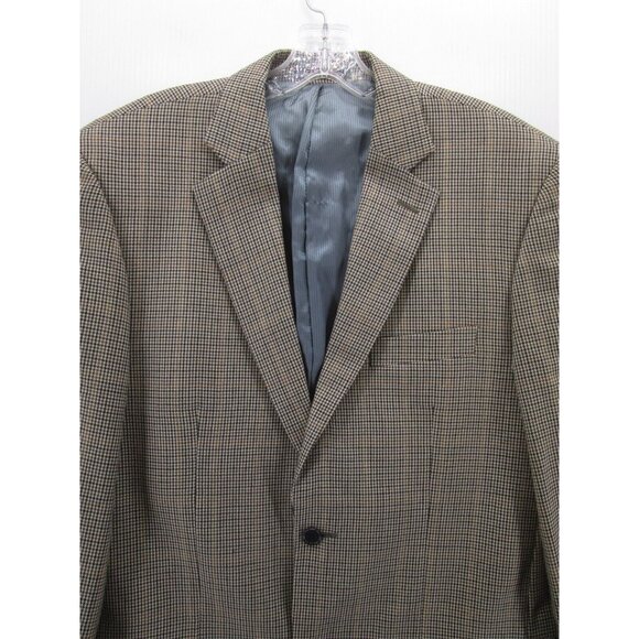 Pendleton Sport Coat 42 Houndstooth Blazer Wool Jacket Preppy Lined - Picture 2 of 12